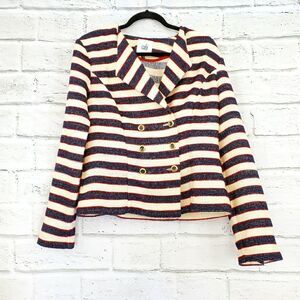 Cabi striped nautical blazer jacket style 5094